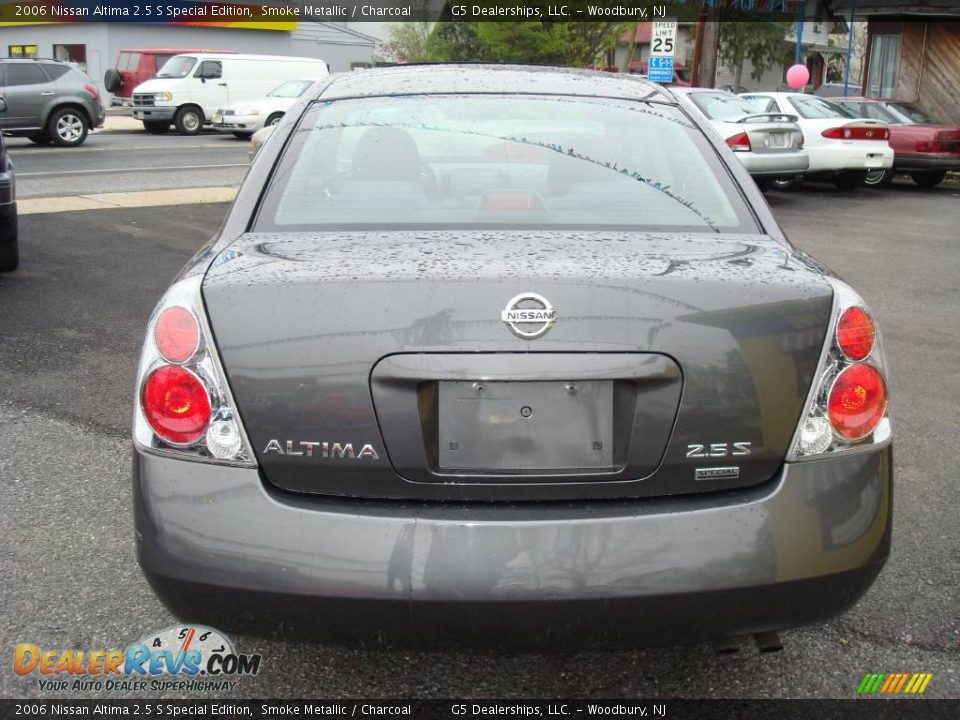 2006 Nissan Altima 2.5 S Special Edition Smoke Metallic / Charcoal Photo #6