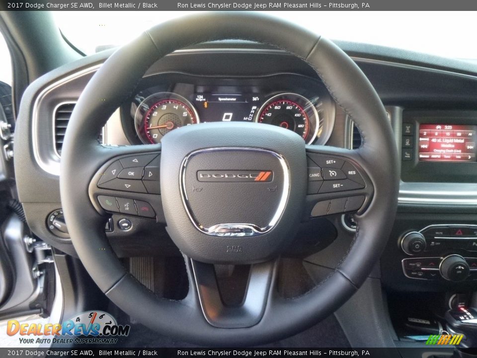 2017 Dodge Charger SE AWD Steering Wheel Photo #17