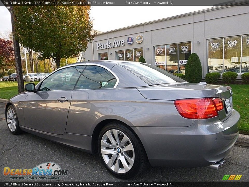 2013 BMW 3 Series 328i Convertible Space Gray Metallic / Saddle Brown Photo #3