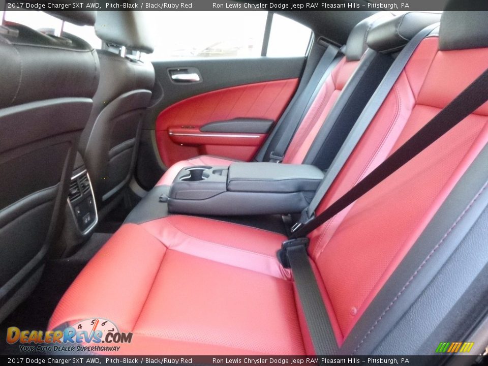 Rear Seat of 2017 Dodge Charger SXT AWD Photo #9