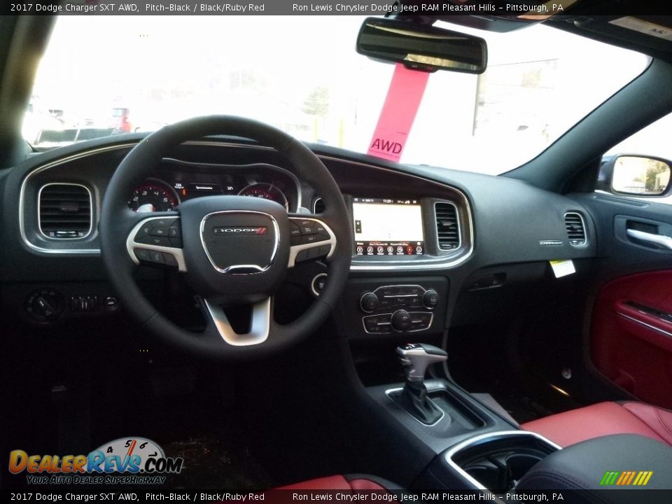 Dashboard of 2017 Dodge Charger SXT AWD Photo #10