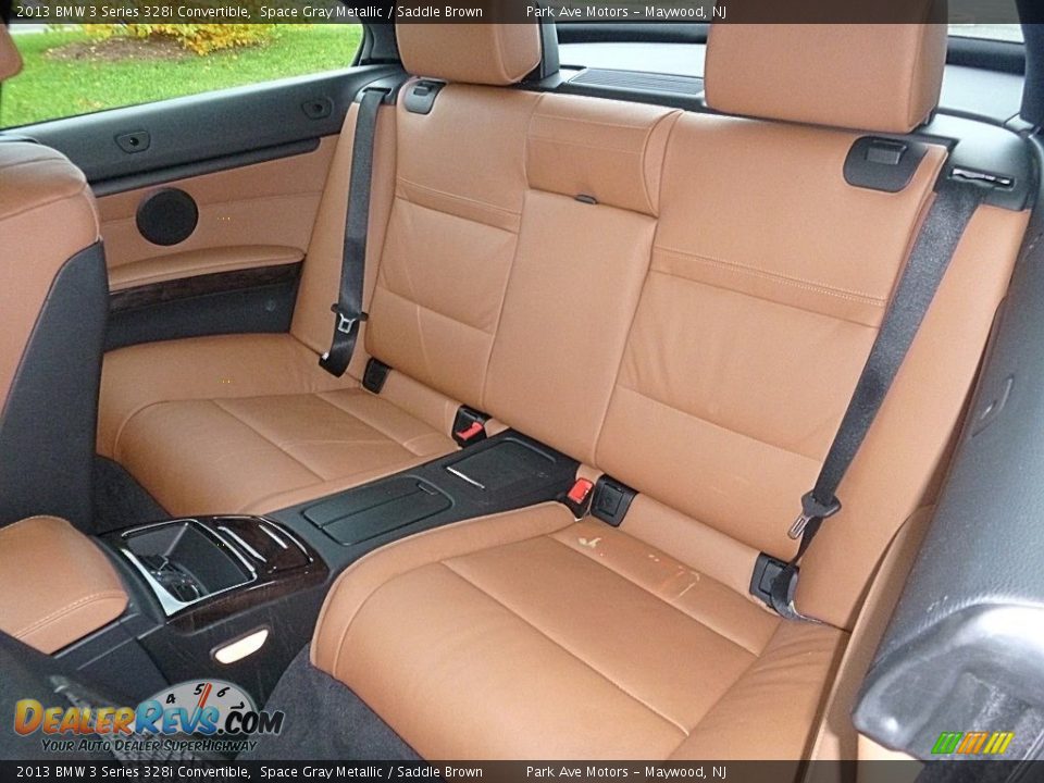 2013 BMW 3 Series 328i Convertible Space Gray Metallic / Saddle Brown Photo #18