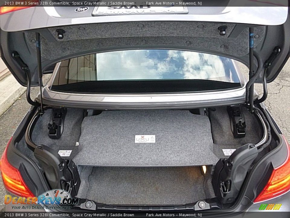 2013 BMW 3 Series 328i Convertible Space Gray Metallic / Saddle Brown Photo #23