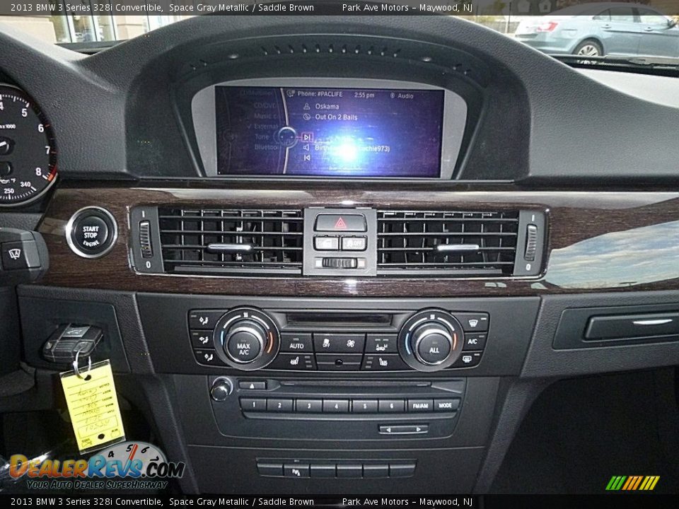 2013 BMW 3 Series 328i Convertible Space Gray Metallic / Saddle Brown Photo #29