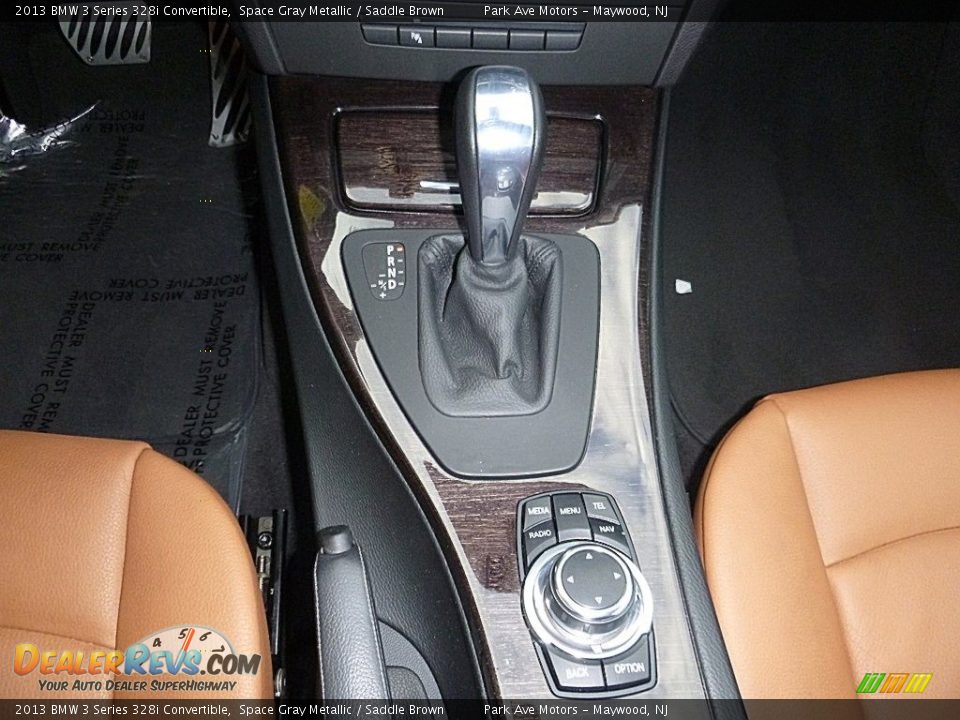 2013 BMW 3 Series 328i Convertible Space Gray Metallic / Saddle Brown Photo #30