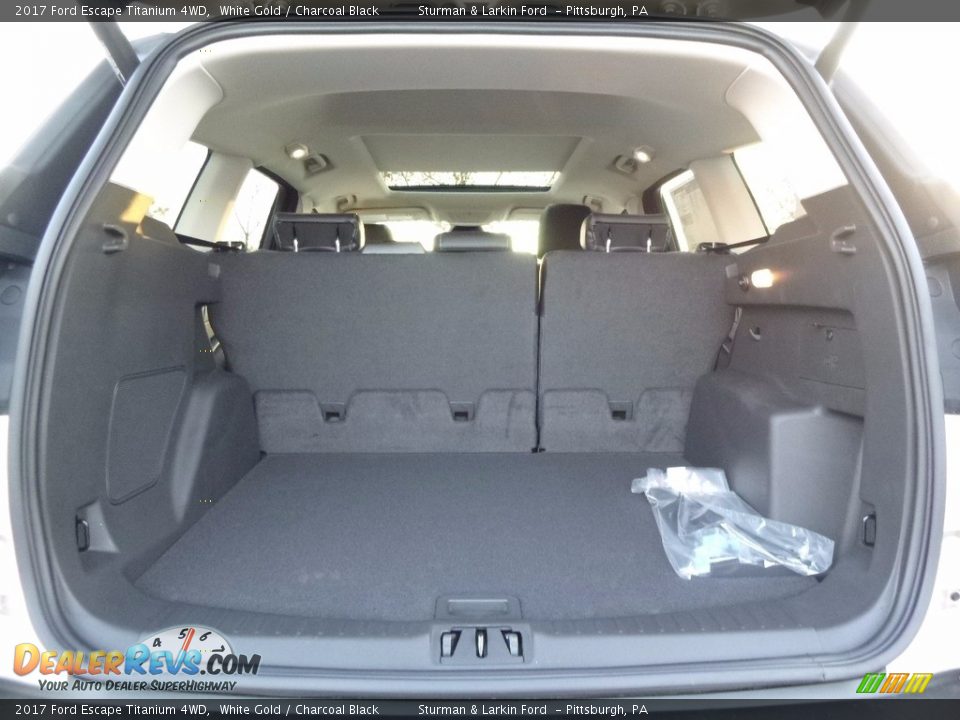 2017 Ford Escape Titanium 4WD White Gold / Charcoal Black Photo #3