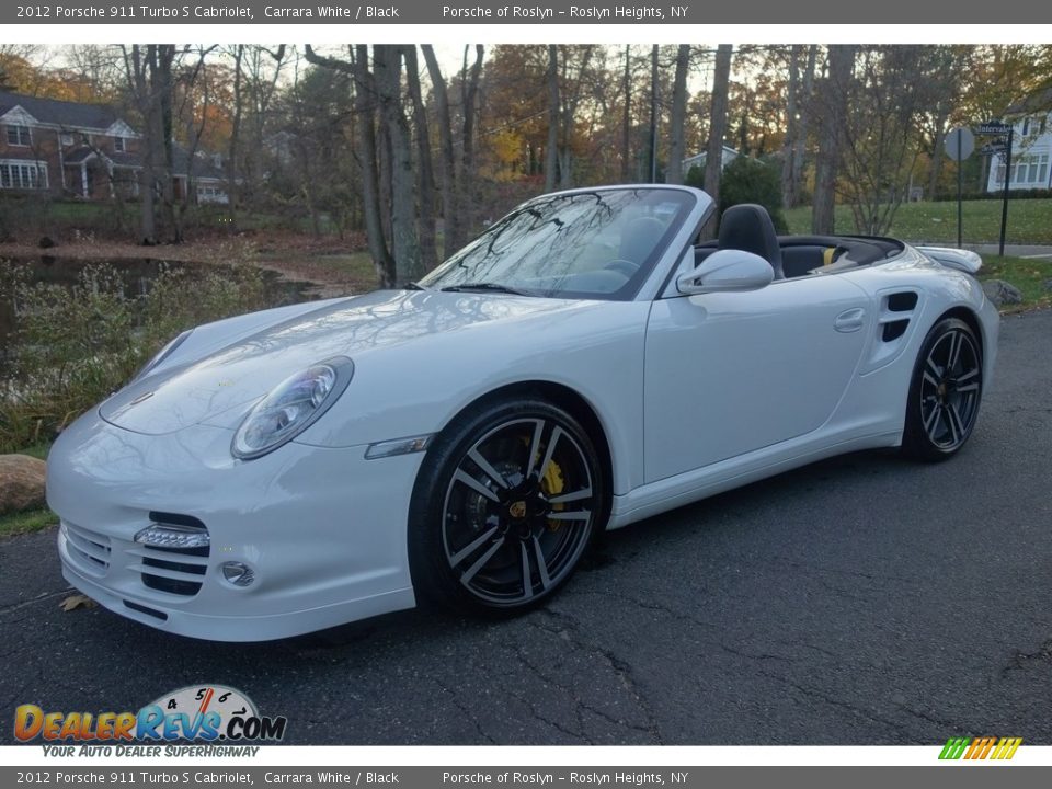Front 3/4 View of 2012 Porsche 911 Turbo S Cabriolet Photo #1