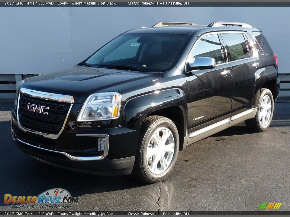 2017 GMC Terrain SLE AWD Ebony Twilight Metallic / Jet Black Photo #1