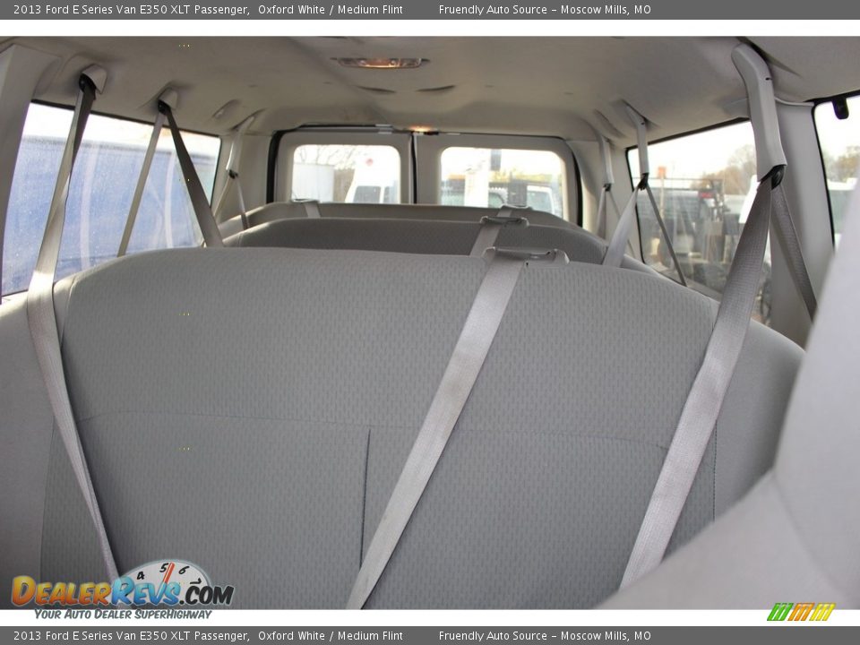 2013 Ford E Series Van E350 XLT Passenger Oxford White / Medium Flint Photo #5