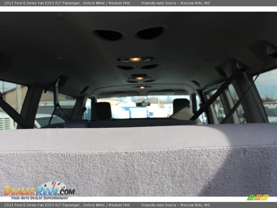 2013 Ford E Series Van E350 XLT Passenger Oxford White / Medium Flint Photo #8