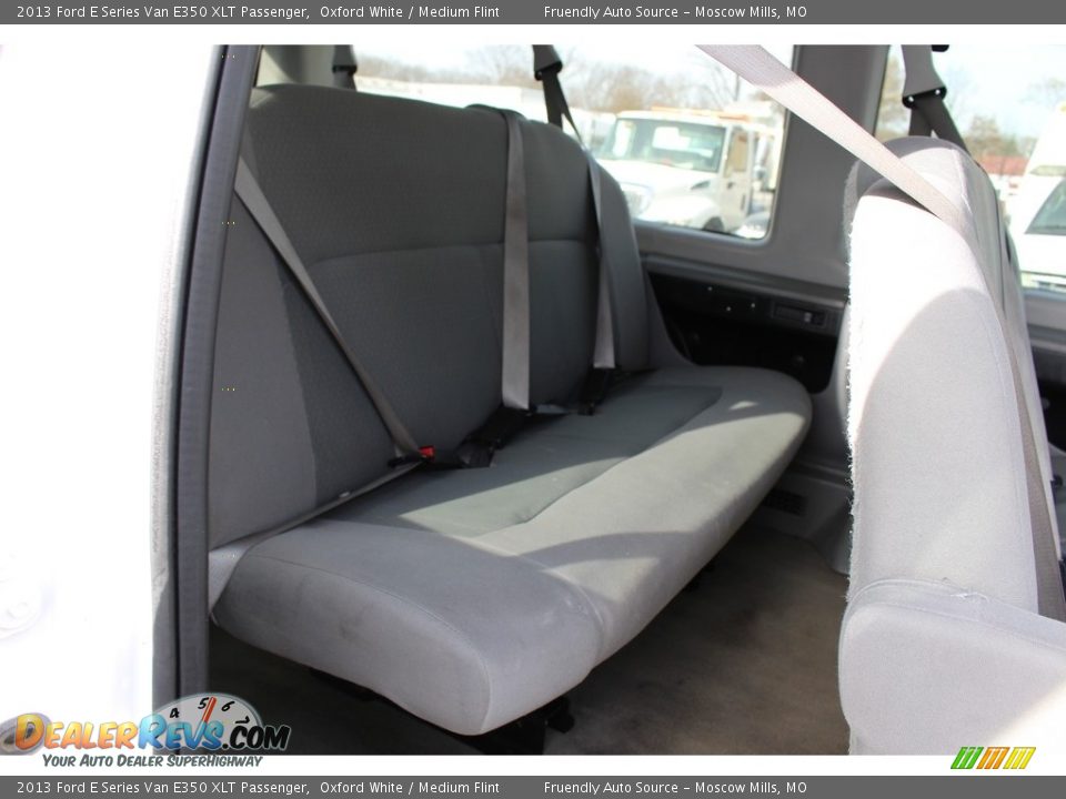 2013 Ford E Series Van E350 XLT Passenger Oxford White / Medium Flint Photo #10