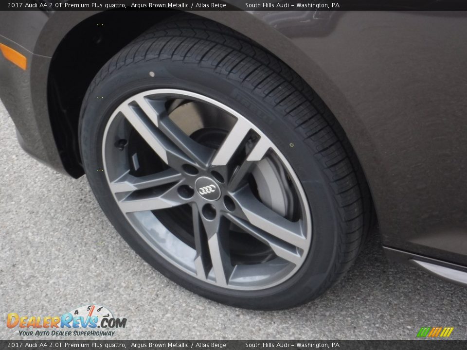 2017 Audi A4 2.0T Premium Plus quattro Argus Brown Metallic / Atlas Beige Photo #6
