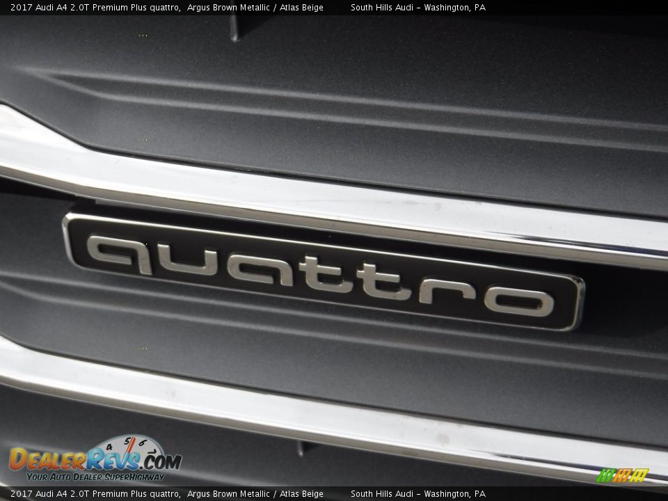 2017 Audi A4 2.0T Premium Plus quattro Argus Brown Metallic / Atlas Beige Photo #7