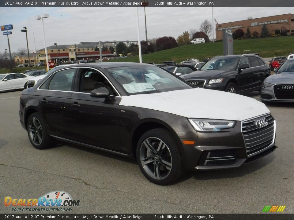 2017 Audi A4 2.0T Premium Plus quattro Argus Brown Metallic / Atlas Beige Photo #8