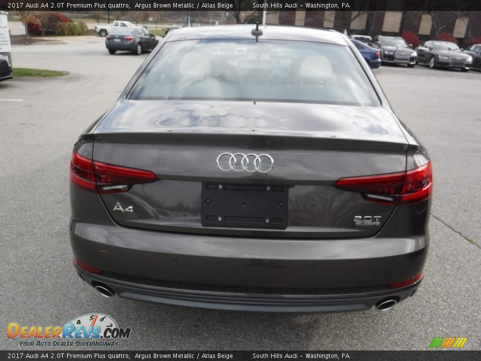 2017 Audi A4 2.0T Premium Plus quattro Argus Brown Metallic / Atlas Beige Photo #13