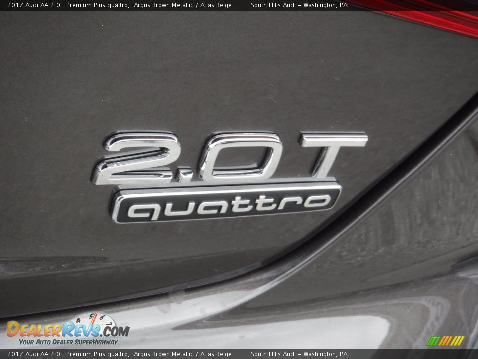 2017 Audi A4 2.0T Premium Plus quattro Argus Brown Metallic / Atlas Beige Photo #14