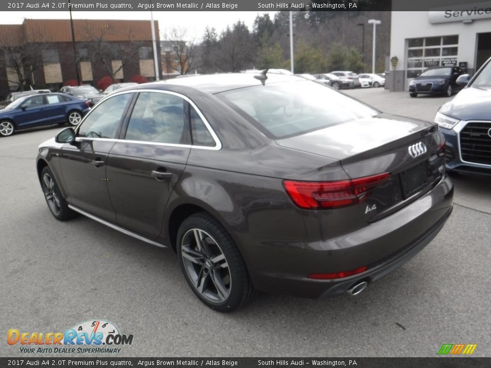 2017 Audi A4 2.0T Premium Plus quattro Argus Brown Metallic / Atlas Beige Photo #15