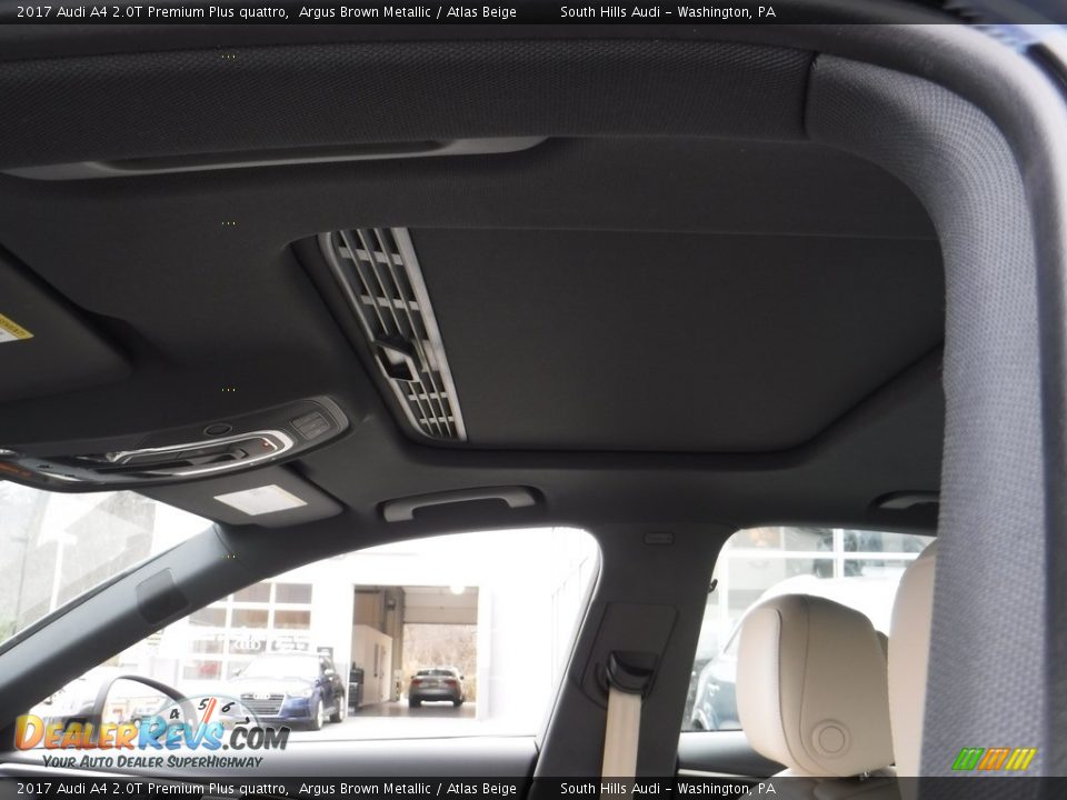 2017 Audi A4 2.0T Premium Plus quattro Argus Brown Metallic / Atlas Beige Photo #17