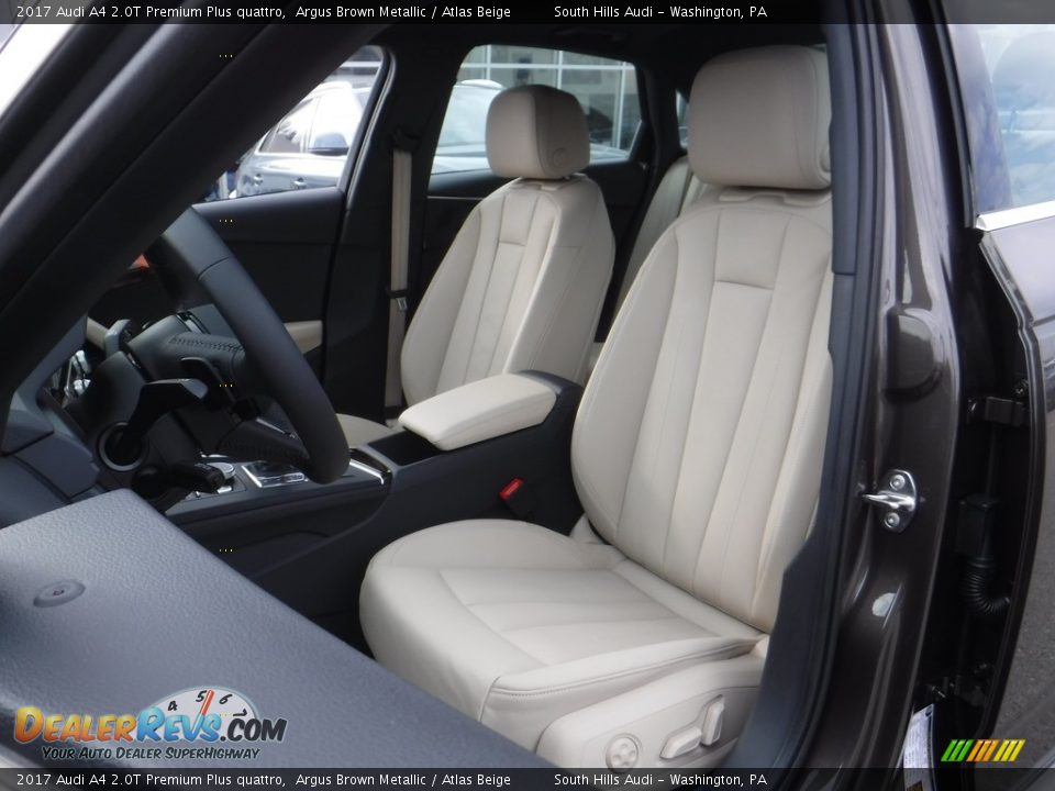 2017 Audi A4 2.0T Premium Plus quattro Argus Brown Metallic / Atlas Beige Photo #19