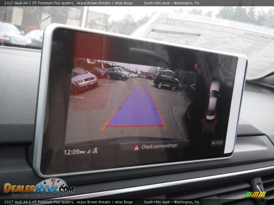 2017 Audi A4 2.0T Premium Plus quattro Argus Brown Metallic / Atlas Beige Photo #25