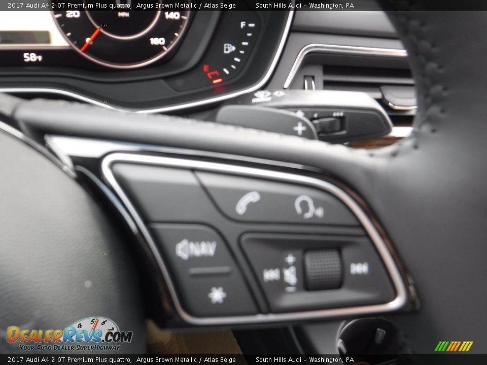 2017 Audi A4 2.0T Premium Plus quattro Argus Brown Metallic / Atlas Beige Photo #30