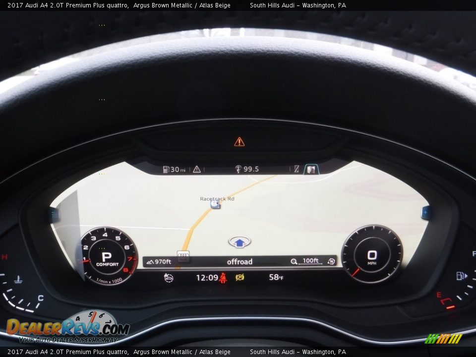 2017 Audi A4 2.0T Premium Plus quattro Argus Brown Metallic / Atlas Beige Photo #31