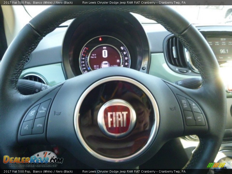 2017 Fiat 500 Pop Steering Wheel Photo #17
