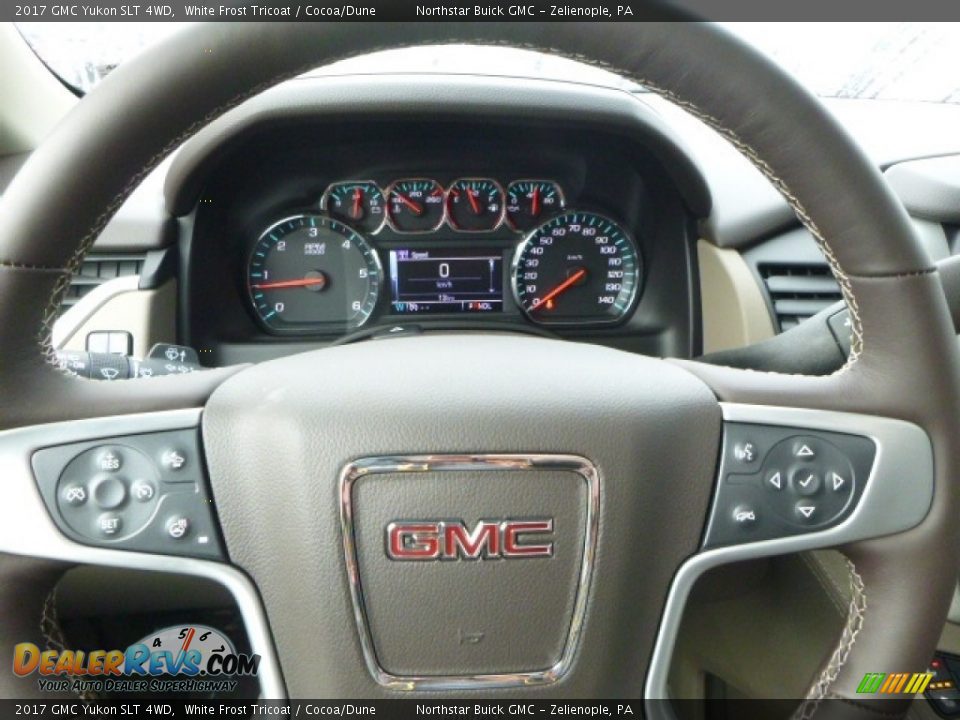 2017 GMC Yukon SLT 4WD Steering Wheel Photo #18