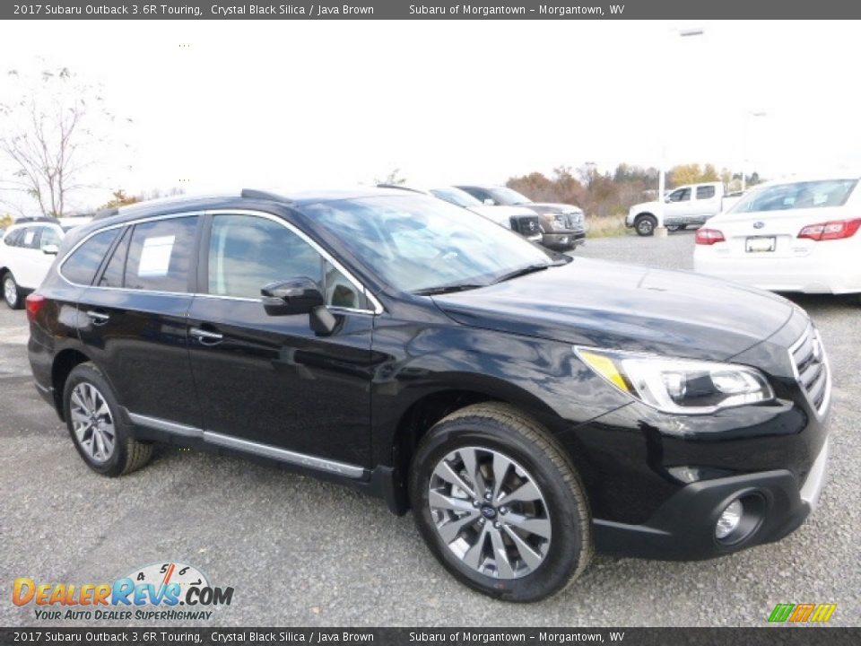 2017 Subaru Outback 3.6R Touring Crystal Black Silica / Java Brown Photo #1