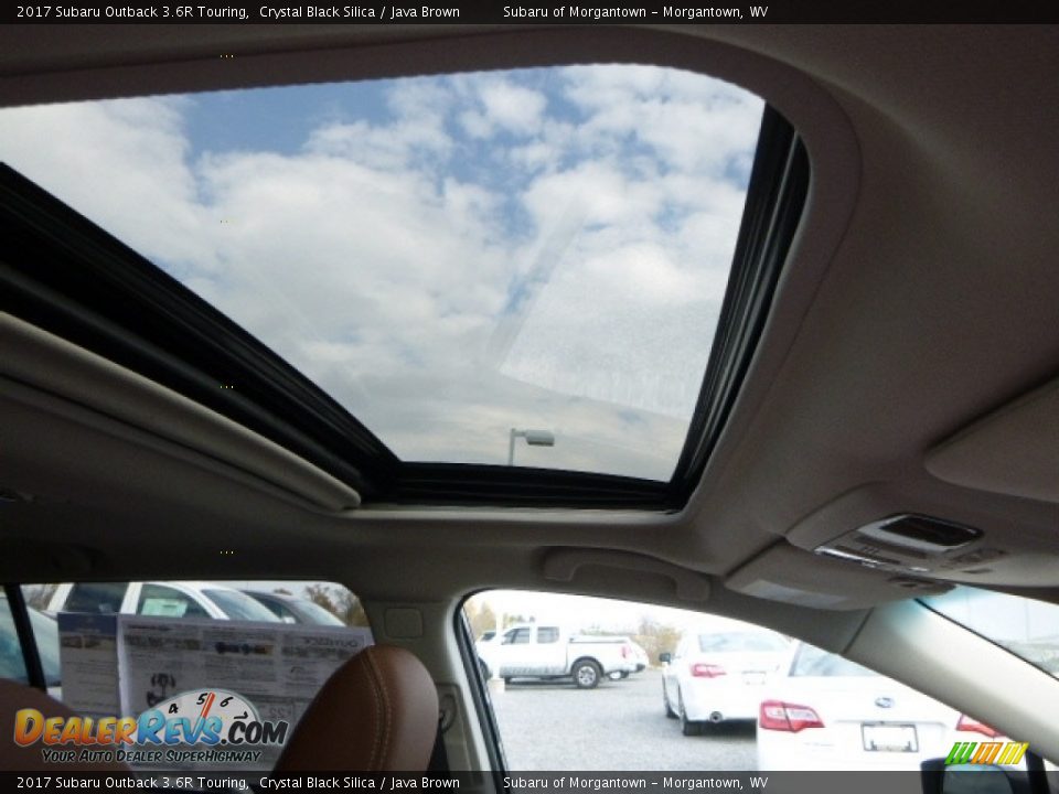 2017 Subaru Outback 3.6R Touring Crystal Black Silica / Java Brown Photo #4