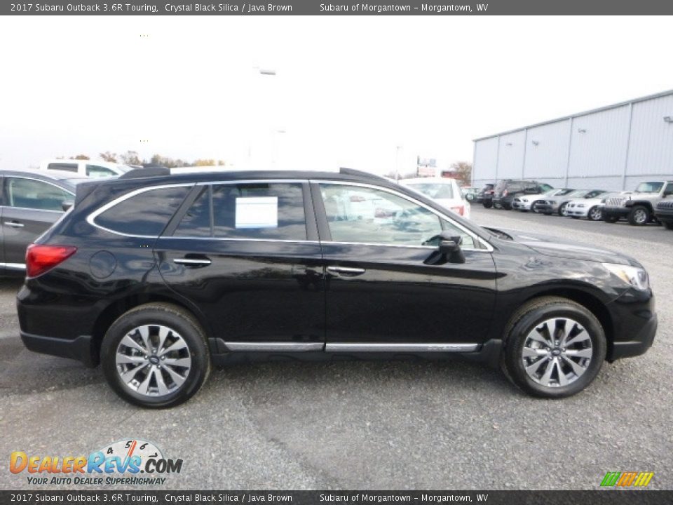 Crystal Black Silica 2017 Subaru Outback 3.6R Touring Photo #6