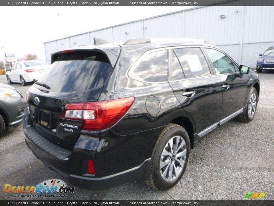 2017 Subaru Outback 3.6R Touring Crystal Black Silica / Java Brown Photo #7