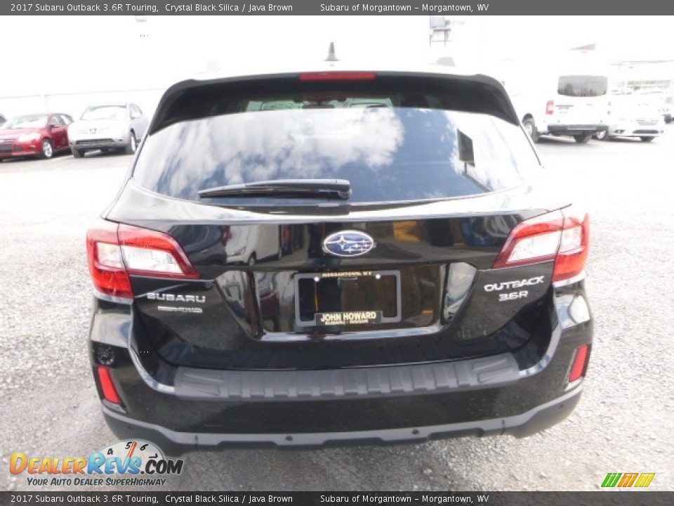 2017 Subaru Outback 3.6R Touring Crystal Black Silica / Java Brown Photo #8