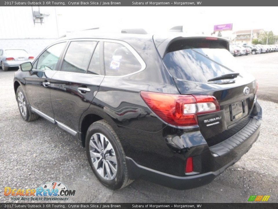 2017 Subaru Outback 3.6R Touring Crystal Black Silica / Java Brown Photo #9