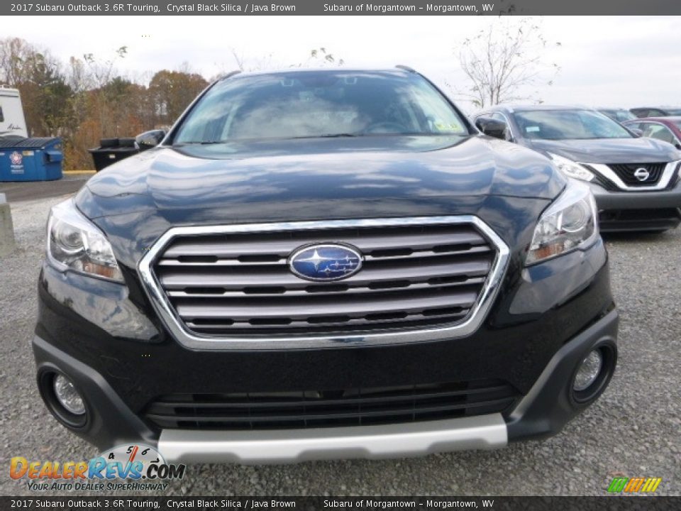 2017 Subaru Outback 3.6R Touring Crystal Black Silica / Java Brown Photo #12