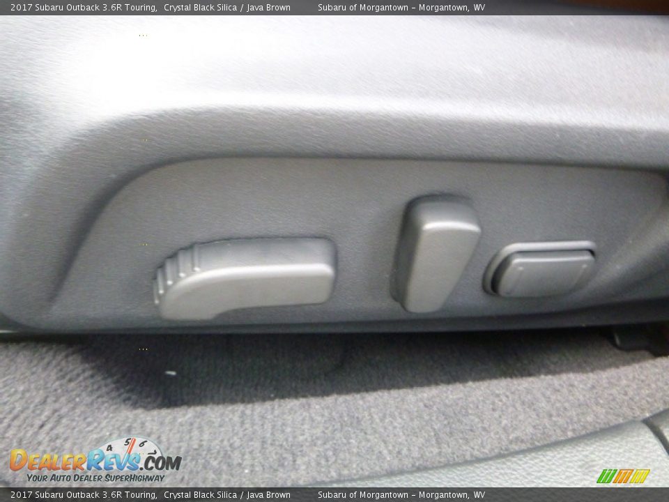 2017 Subaru Outback 3.6R Touring Crystal Black Silica / Java Brown Photo #16