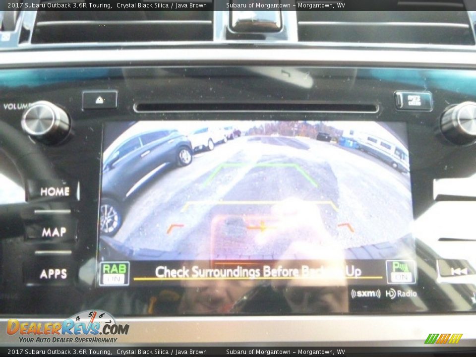 2017 Subaru Outback 3.6R Touring Crystal Black Silica / Java Brown Photo #19