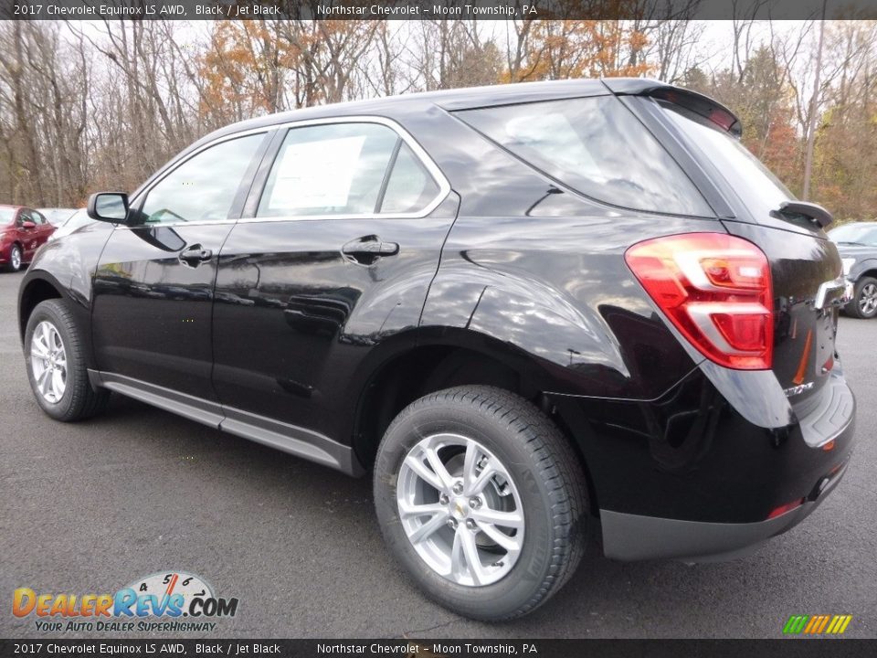 2017 Chevrolet Equinox LS AWD Black / Jet Black Photo #9