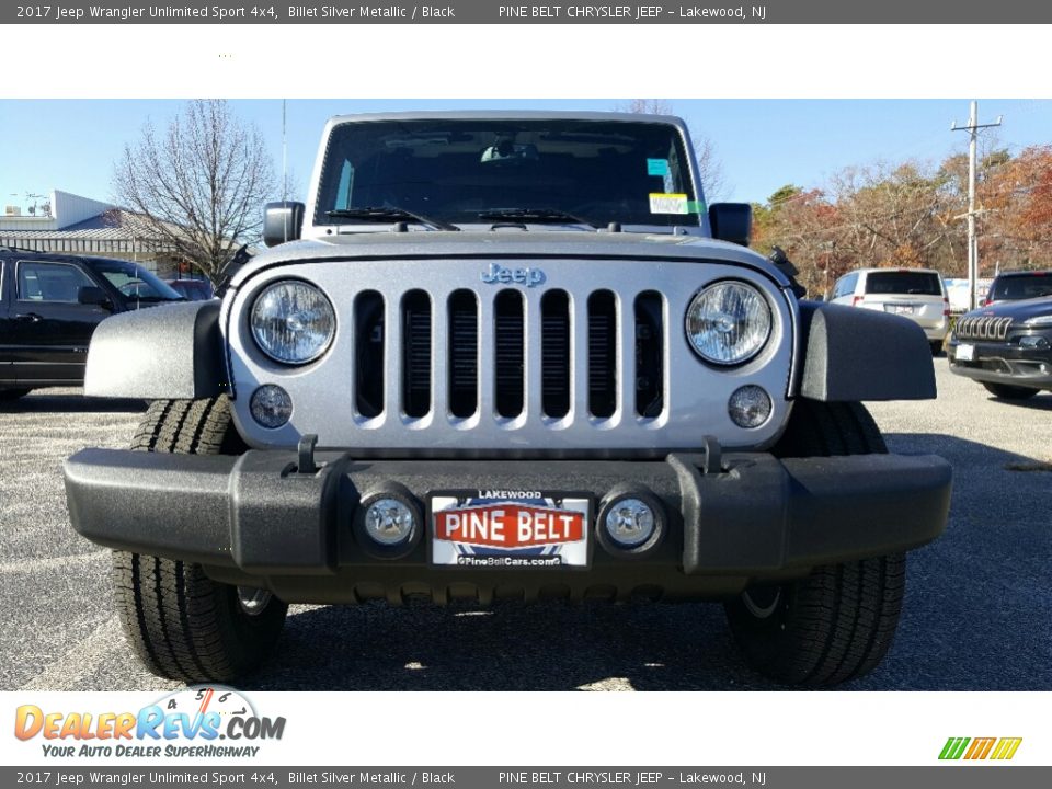 2017 Jeep Wrangler Unlimited Sport 4x4 Billet Silver Metallic / Black Photo #2