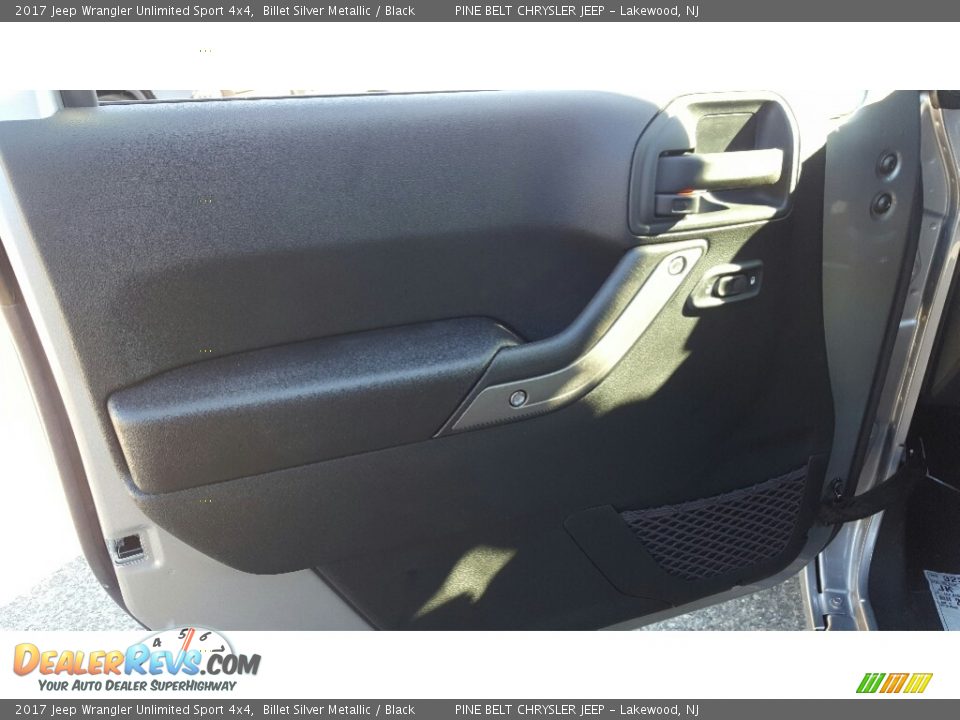 2017 Jeep Wrangler Unlimited Sport 4x4 Billet Silver Metallic / Black Photo #6