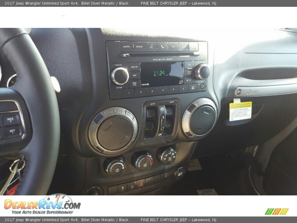 2017 Jeep Wrangler Unlimited Sport 4x4 Billet Silver Metallic / Black Photo #10