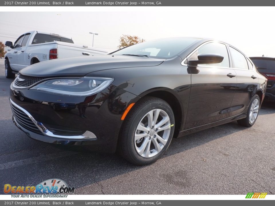 2017 Chrysler 200 Limited Black / Black Photo #1