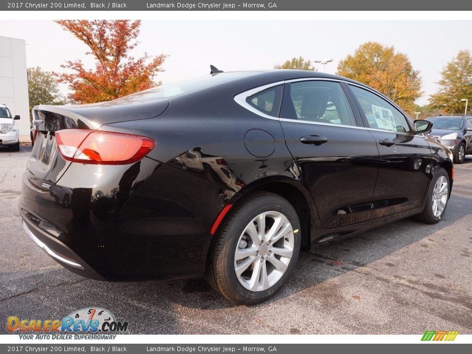 2017 Chrysler 200 Limited Black / Black Photo #3