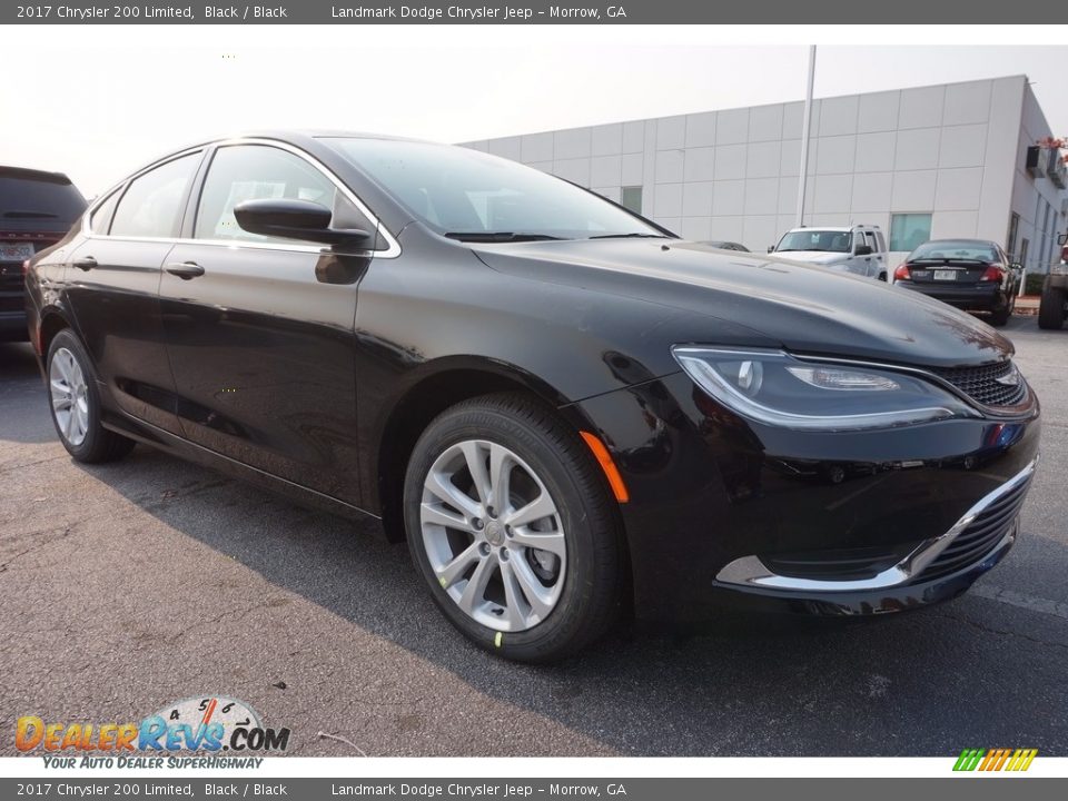 2017 Chrysler 200 Limited Black / Black Photo #4
