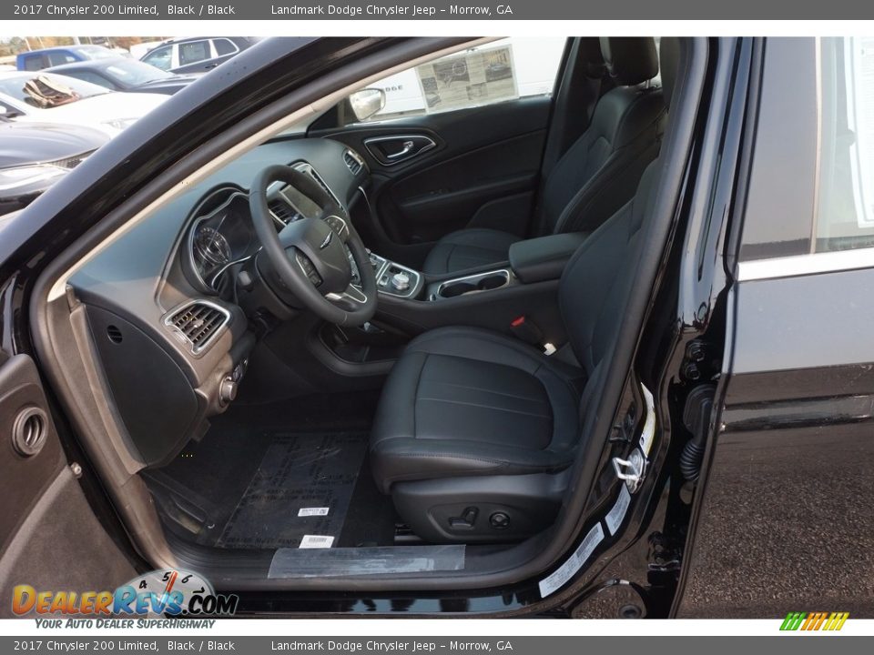 2017 Chrysler 200 Limited Black / Black Photo #6