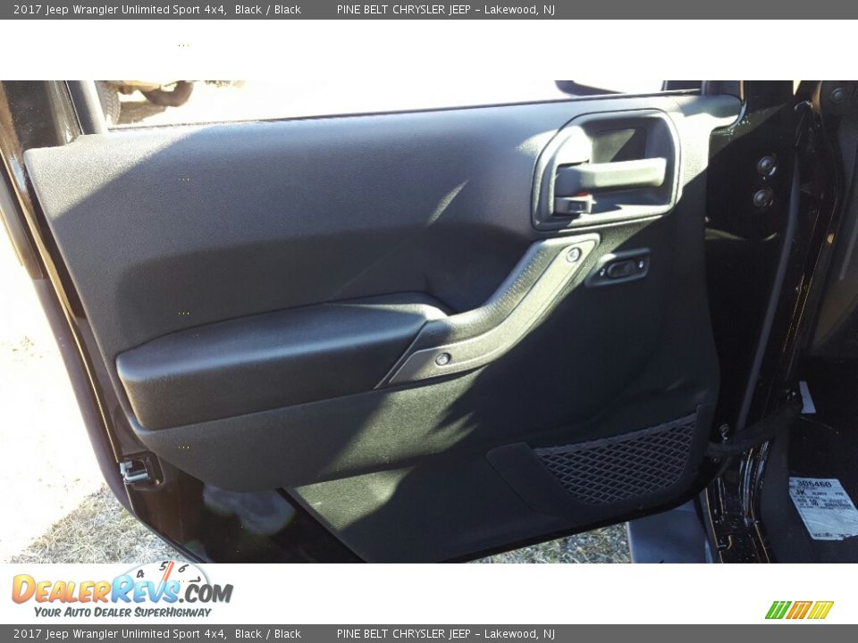 2017 Jeep Wrangler Unlimited Sport 4x4 Black / Black Photo #6