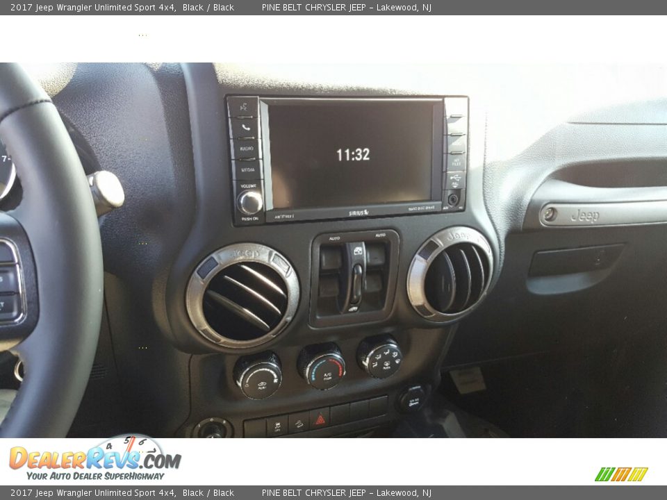 2017 Jeep Wrangler Unlimited Sport 4x4 Black / Black Photo #10