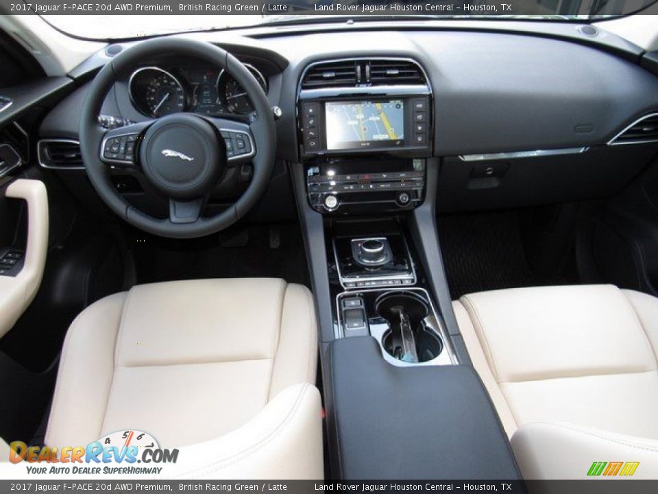 Dashboard of 2017 Jaguar F-PACE 20d AWD Premium Photo #4