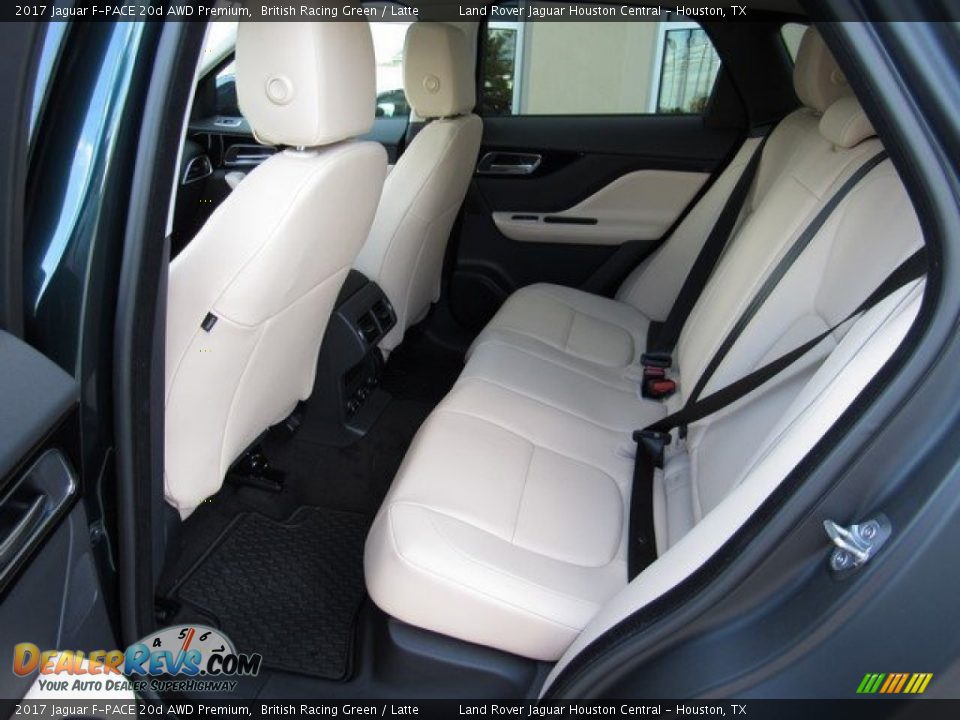 Rear Seat of 2017 Jaguar F-PACE 20d AWD Premium Photo #5