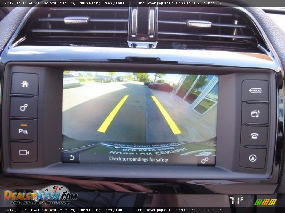 2017 Jaguar F-PACE 20d AWD Premium British Racing Green / Latte Photo #19